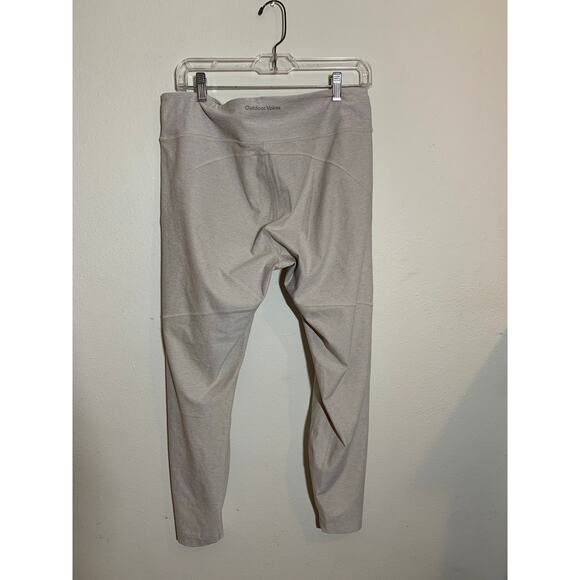 Outdoor Voices Leggings Sz XL Womens Heathered Gray Activewear Stretch - Picture 2 of 5